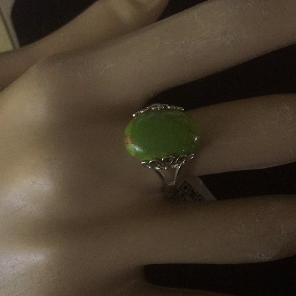 Made in USA NEW green Copper turquoise design Ring - Picture 11 of 13